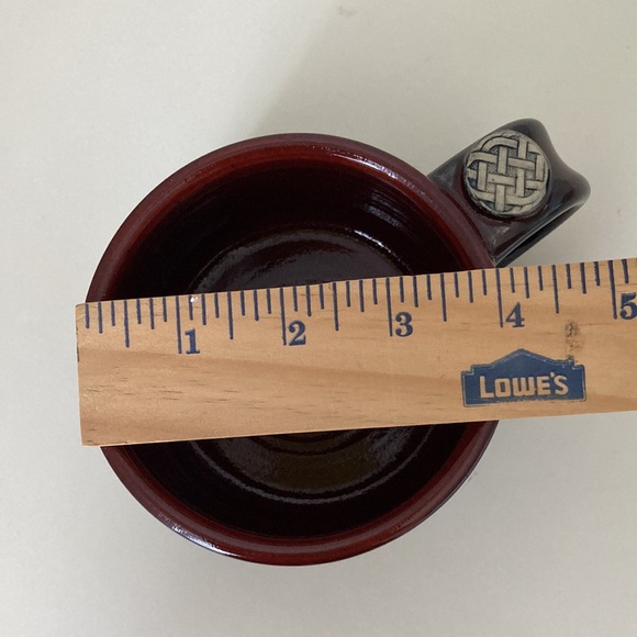 Celtic Knot David Clark Bonners Ferry Idaho mud slingers pottery coffee mug cup - Picture 9 of 12